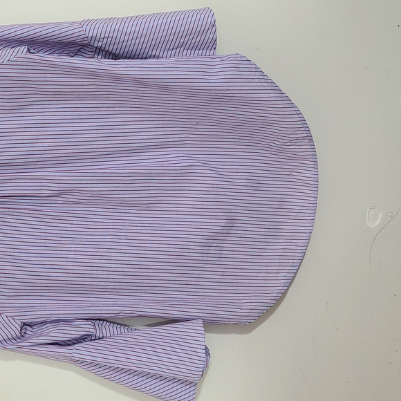 Anthropologie Maeve Button Down Striped Flare Sleeves Size 0 - Picture 7 of 9
